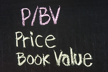 Image showing P/BV Price Book Value