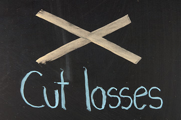 Image showing Cut losses 