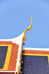 Image showing thai temple roof 