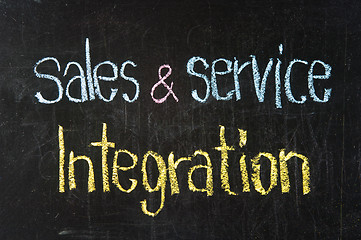 Image showing SALES & SERVICE INTEGRATION