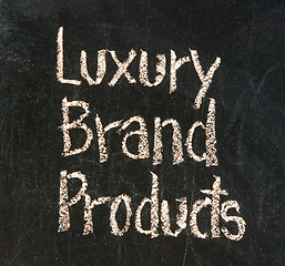 Image showing Luxury Brand Products