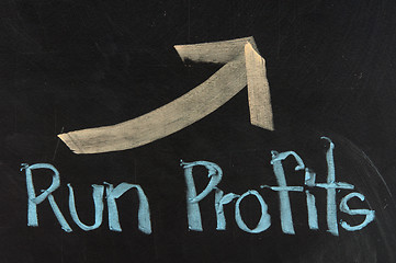 Image showing RUN PROFITS