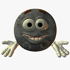 Image showing Smiley- Moon