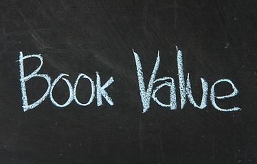 Image showing BOOK VALUE words