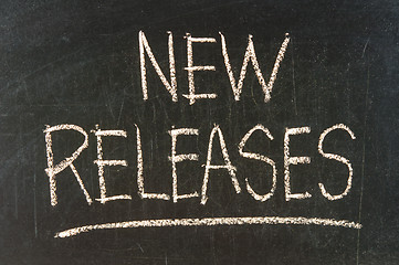 Image showing NEW RELEASES