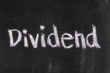 Image showing Dividend