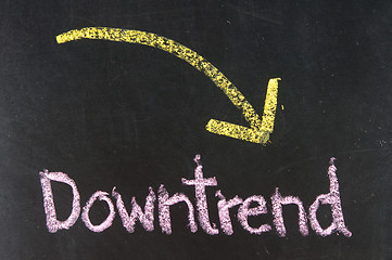 Image showing DOWNTREND