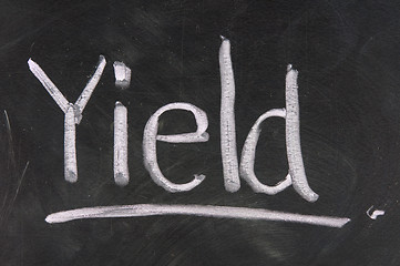 Image showing YIELD