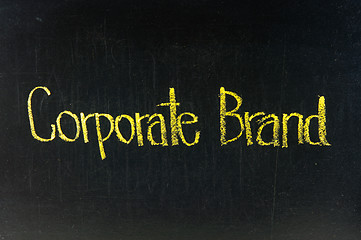 Image showing  The word CORPORATE