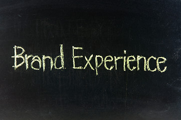 Image showing BRAND EXPERIENCE