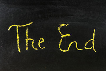 Image showing the end