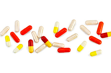 Image showing Capsules colored