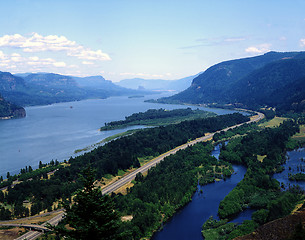 Image showing Columbia River Gorge, Oregon