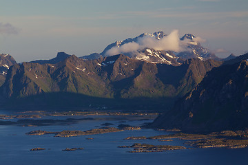 Image showing Picturesque Lofoten islands