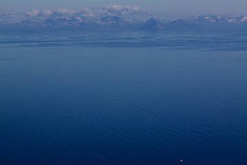 Image showing Seascape of norwegian coast