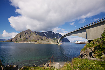 Image showing Norwegian bridge