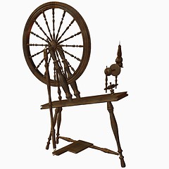 Image showing Spinning Wheel-Dark