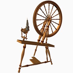Image showing Spinning Wheel