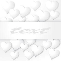 Image showing Background with hearts