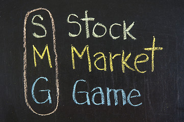 Image showing SMG acronym Stock Market Game