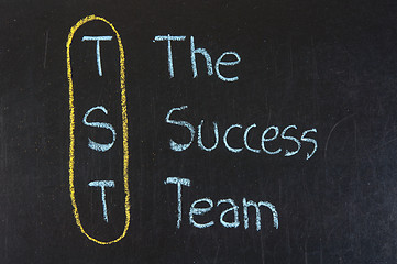 Image showing TST acronym The Success Team