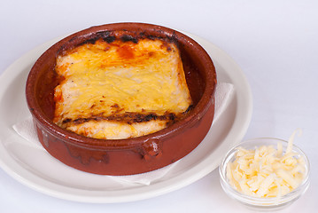 Image showing Portion of lasagna