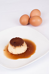 Image showing Flan de huevo