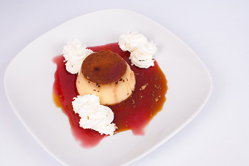 Image showing Creme caramel