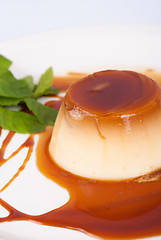 Image showing Vainilla flan