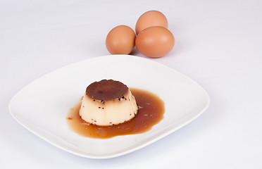 Image showing Spanish flan