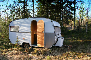 Image showing Vintage caravan 