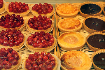 Image showing Pastries in bakery
