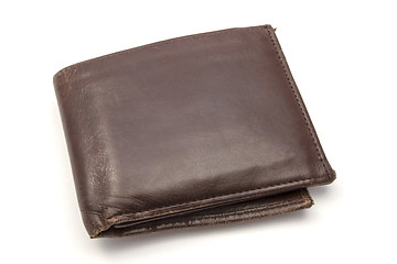 Image showing Old Brown wallet 