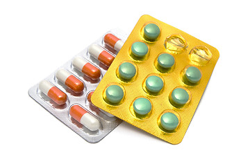 Image showing Colorful pills 