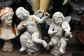 Image showing Angels at the flea market. Paris, France.