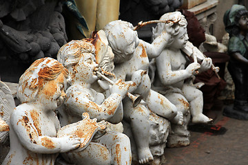 Image showing Angels at the flea market. Paris, France.