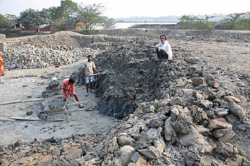 Image showing Brick field