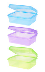 Image showing Plastic container for  food