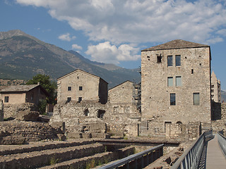 Image showing Roman Theatre Aosta