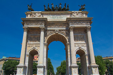 Image showing Arco della Pace, Milan