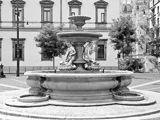 Image showing Piermarini Fountain, Milan