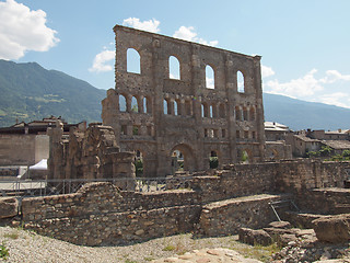 Image showing Roman Theatre Aosta