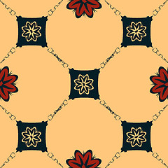 Image showing Seamless Art Nouveau tile