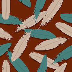Image showing Feathers pattern