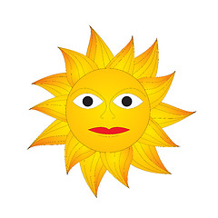 Image showing Sun sketch