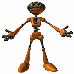 Image showing Toon Bot Sparky-Open Arms