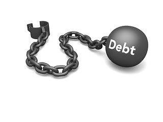 Image showing Debt