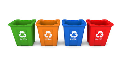 Image showing Recycle bins
