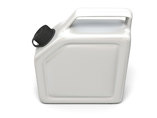 Image showing White jerry can