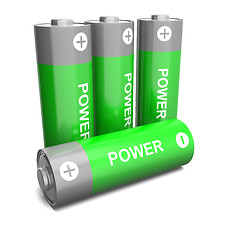 Image showing Power batteries